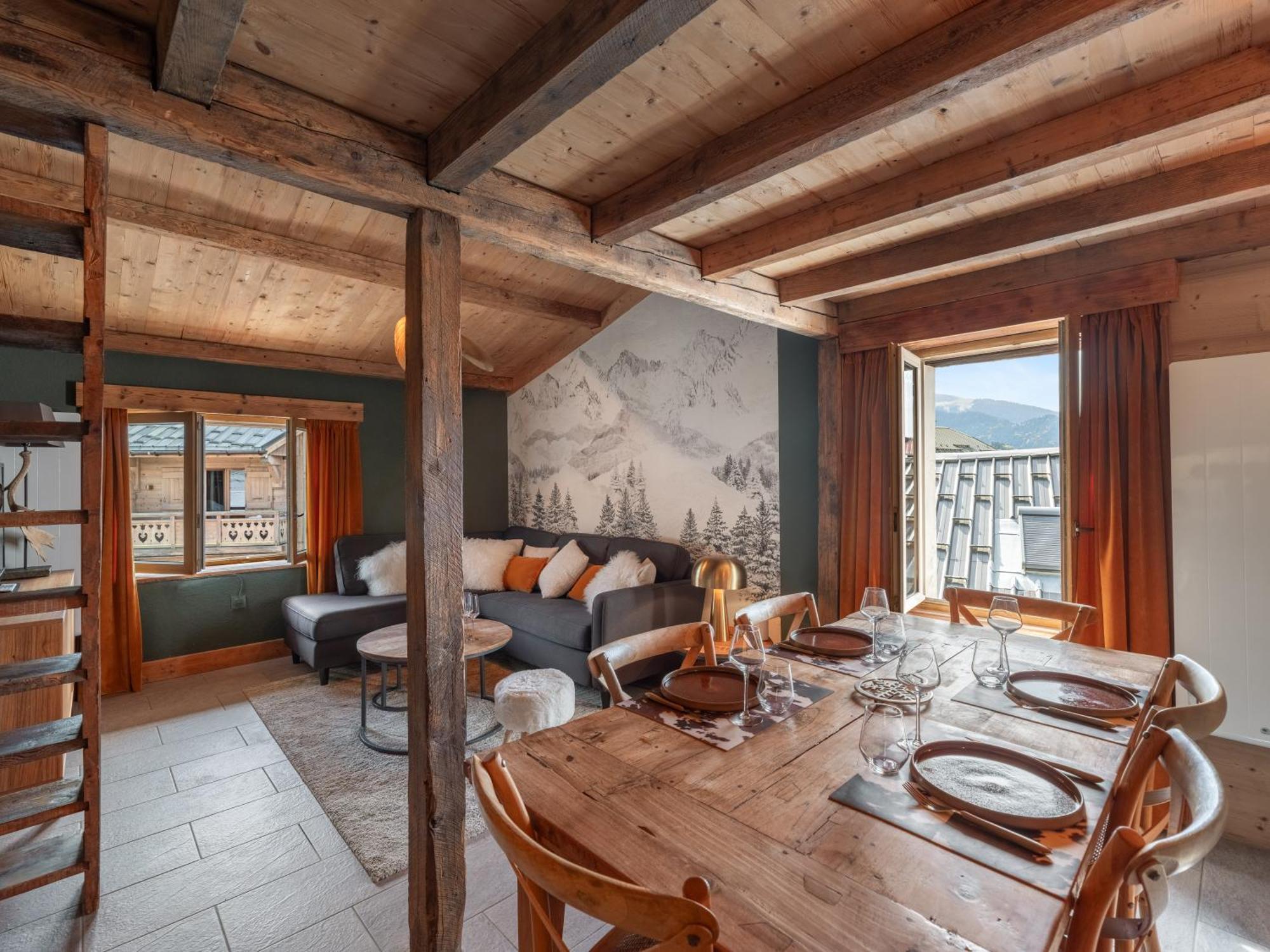 Apartamento Nid Douillet Au Coeur De Megève Exterior foto