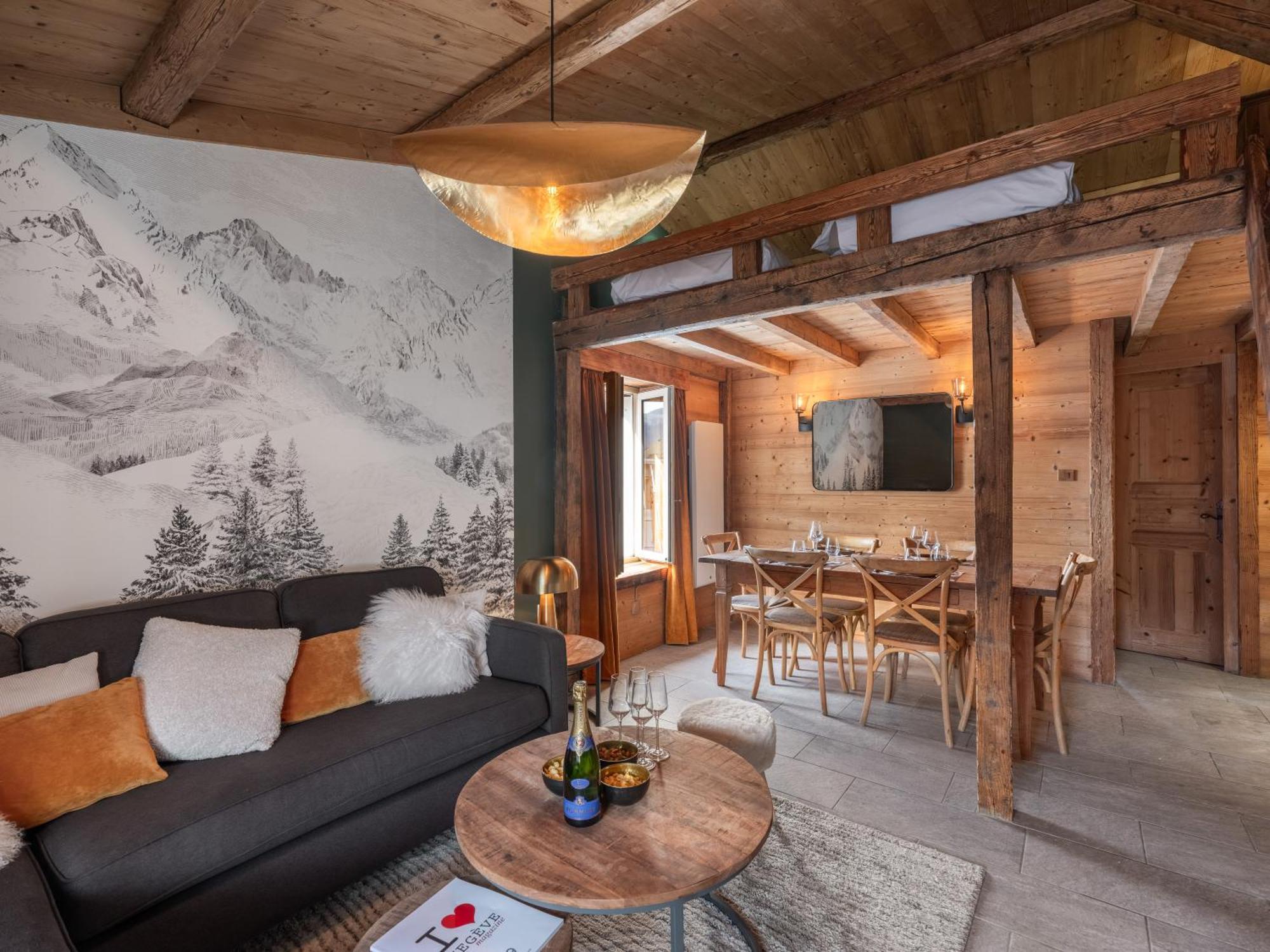 Apartamento Nid Douillet Au Coeur De Megève Exterior foto